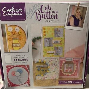 Cute as a Button Craft Kit - Crafters Companion